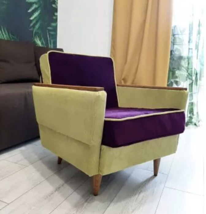 Esta joven le dio una segunda vida a un viejo sillón