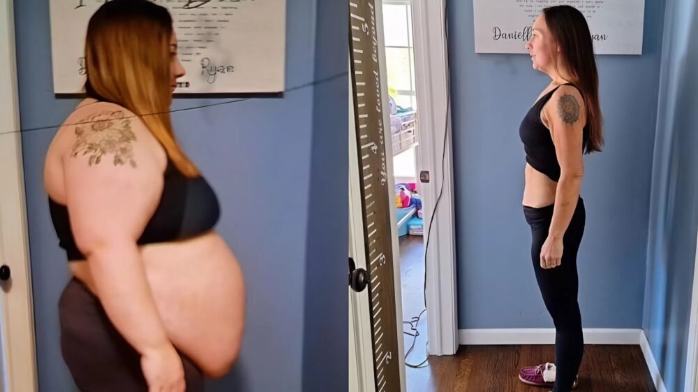 La increíble transformación de Danielle: Cómo perdió 90 kg después de un impactante choque emocional