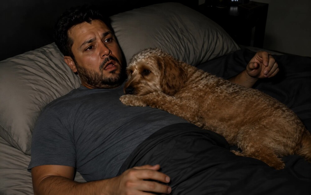 Durante un año, mi perro se acostaba sobre mi pecho y me despertaba de mis pesadillas: cuando consulté al médico, me hizo una sola pregunta y me quedé en silencio, incapaz de responder