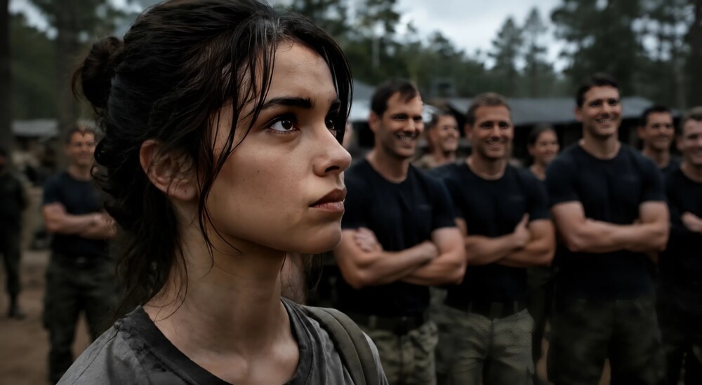 Cuando Dylan se burlaba de la nueva recluta, ella permanecía en silencio: pero cuando él se acercó para empujarla, hizo algo que nadie podría haber imaginado